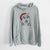 Santa Hat Sesi the Siberian Husky - Unisex Pigment Dyed Hoodie