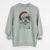 Santa Sherlock the Sheepadoodle - Unisex Pigment Dyed Crew Sweatshirt