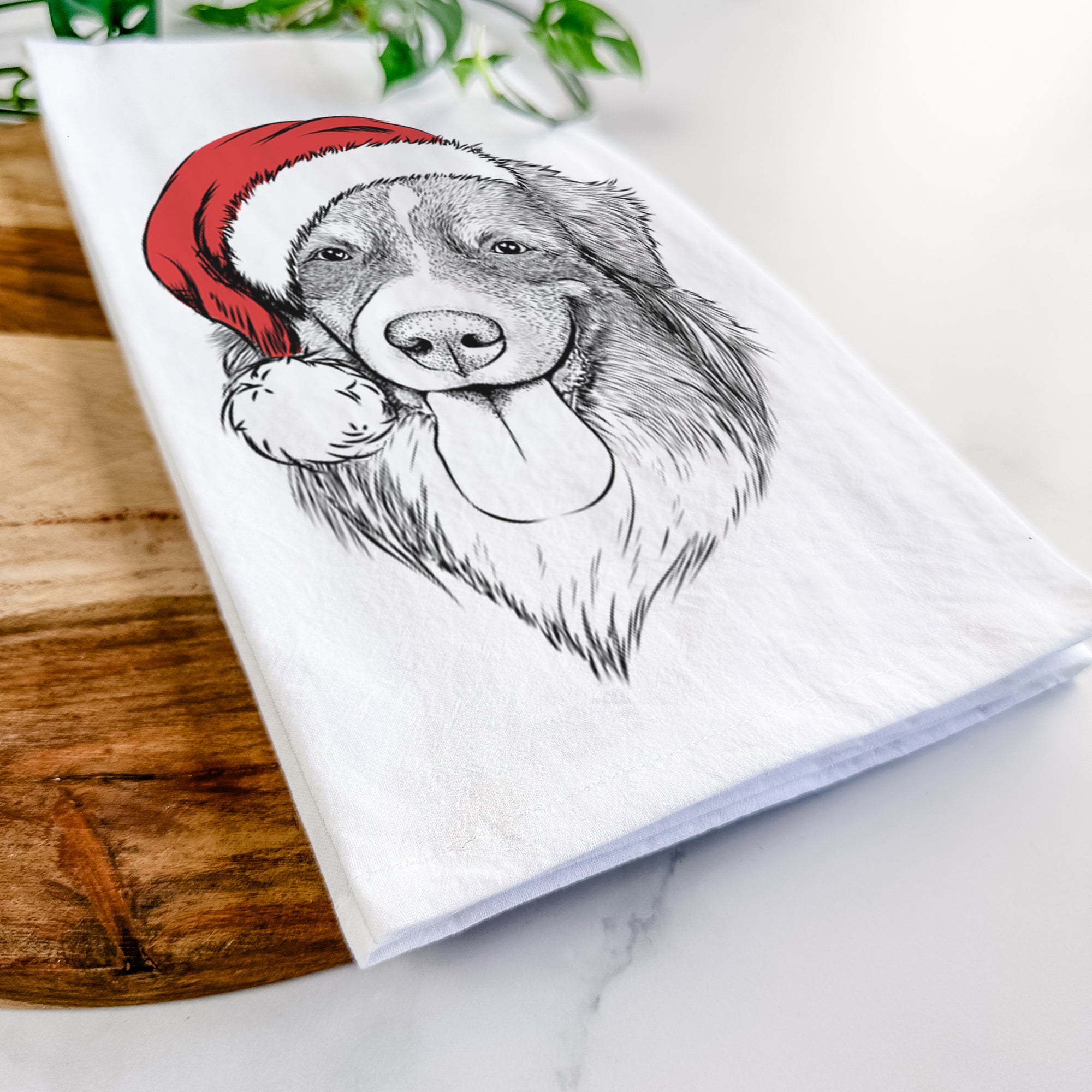 Siena the Australian Shepherd Tea Towel