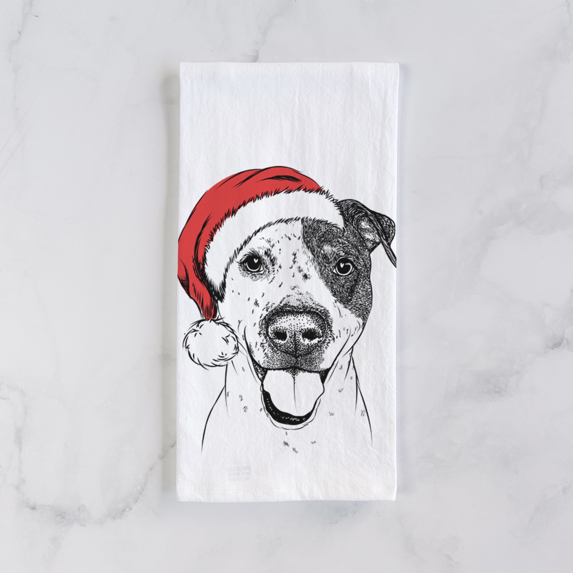 Simon the Mixed Breed Tea Towel