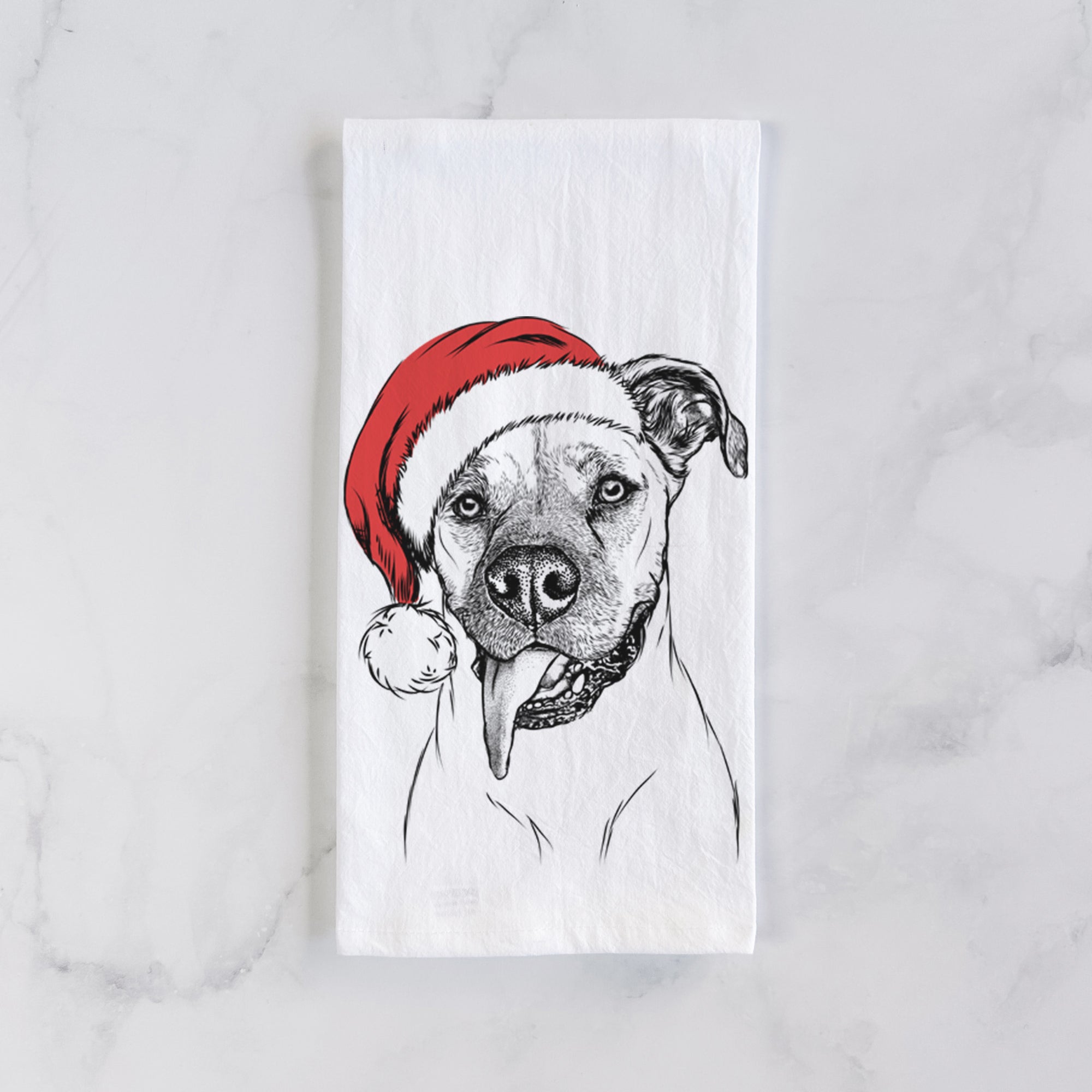 Sir Jake the Boxer Tea Towel