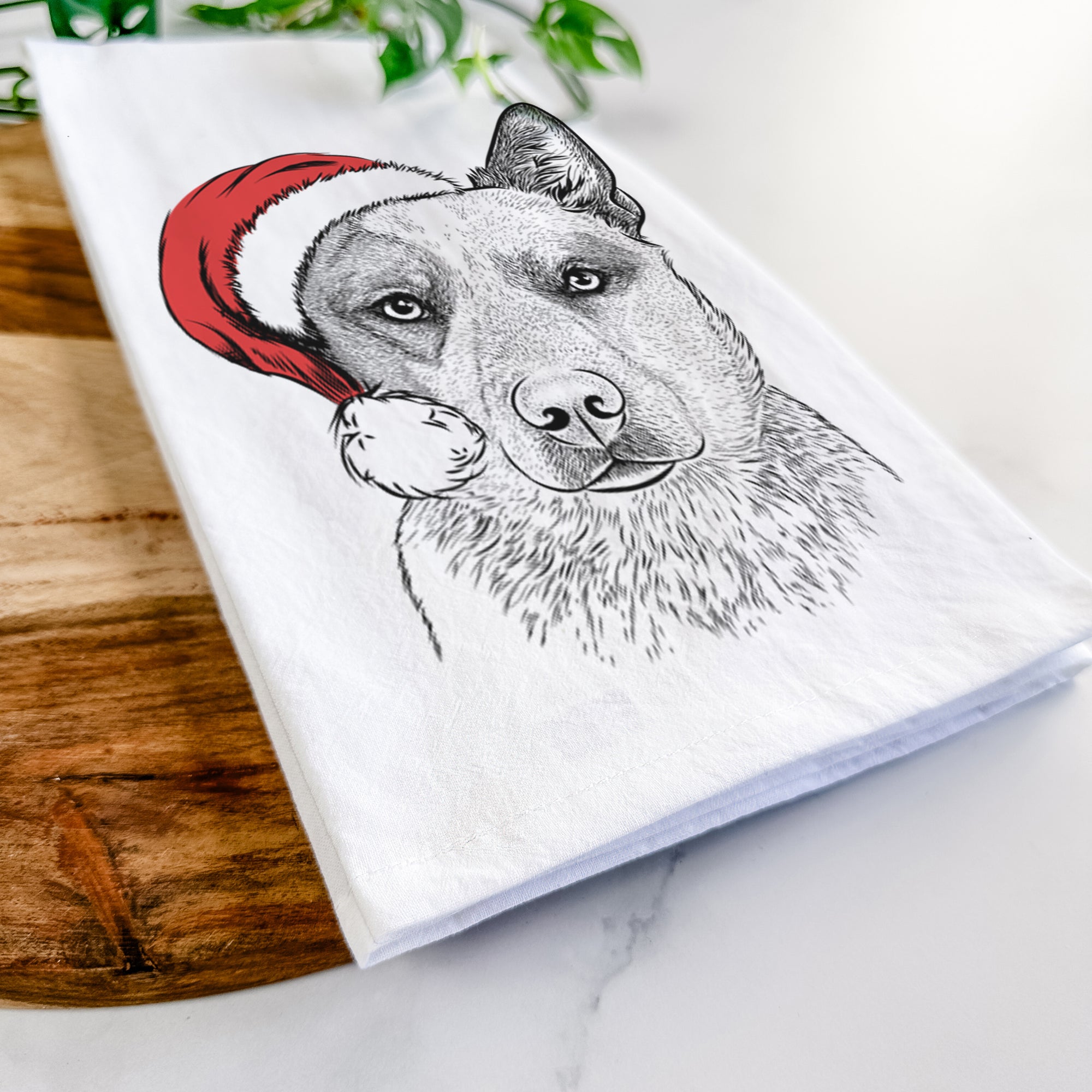 Snap the Australian Cattle Dog Tea Towel