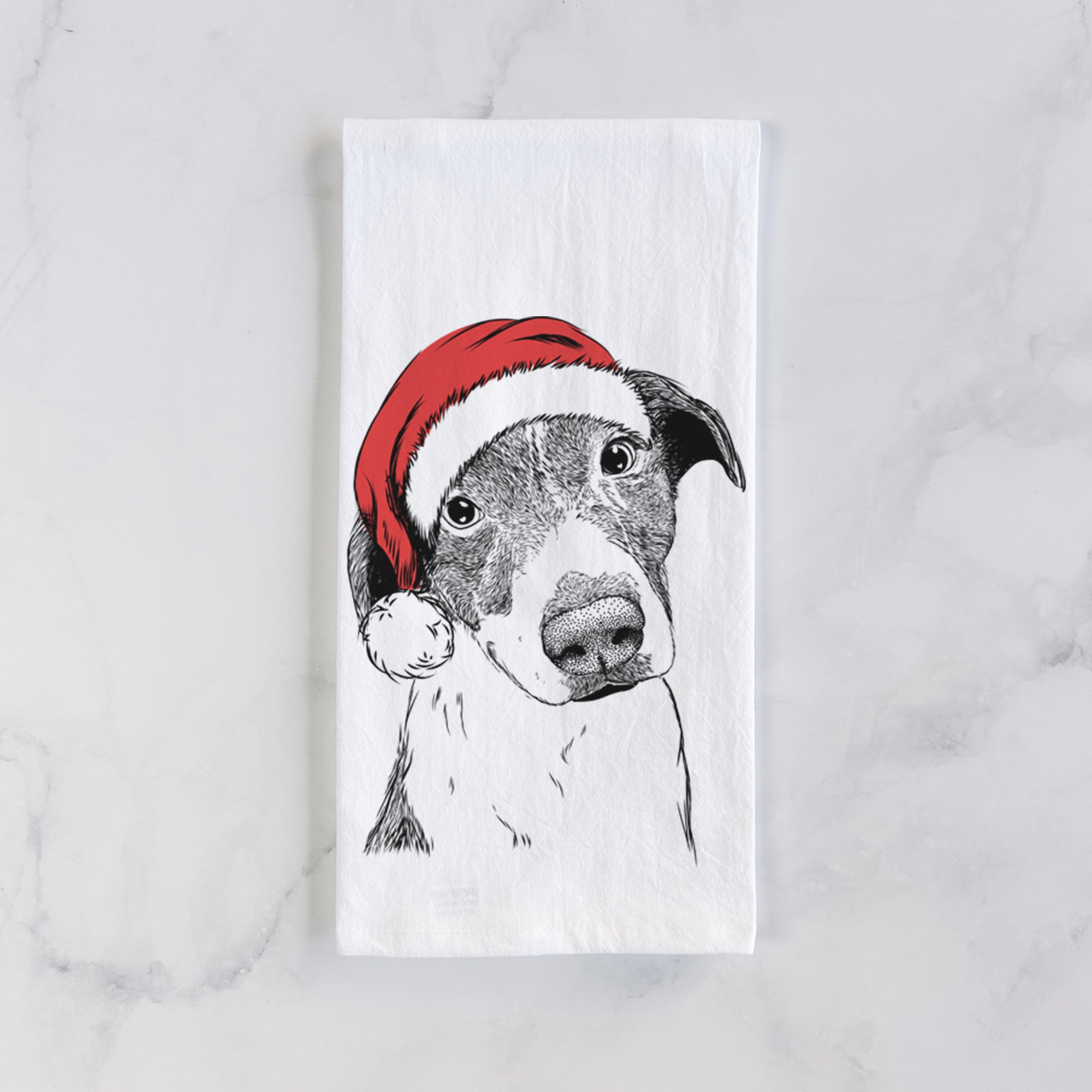 Sophia the Mixed Breed Tea Towel