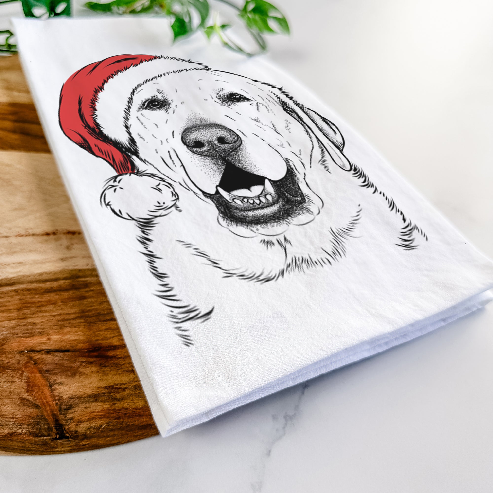 Sparks the Labrador Retriever Tea Towel