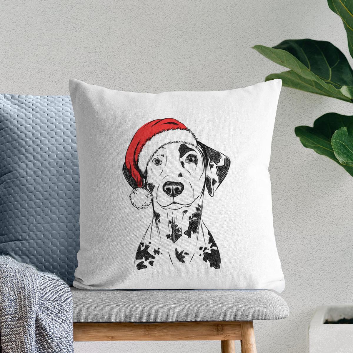 Spot the Dalmatian - Throw Pillow Cover