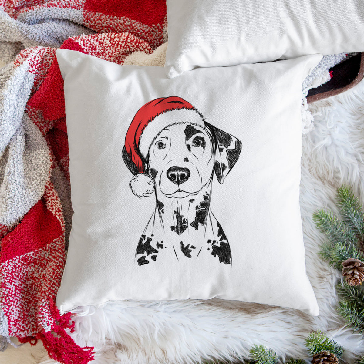 Spot the Dalmatian - Throw Pillow Cover