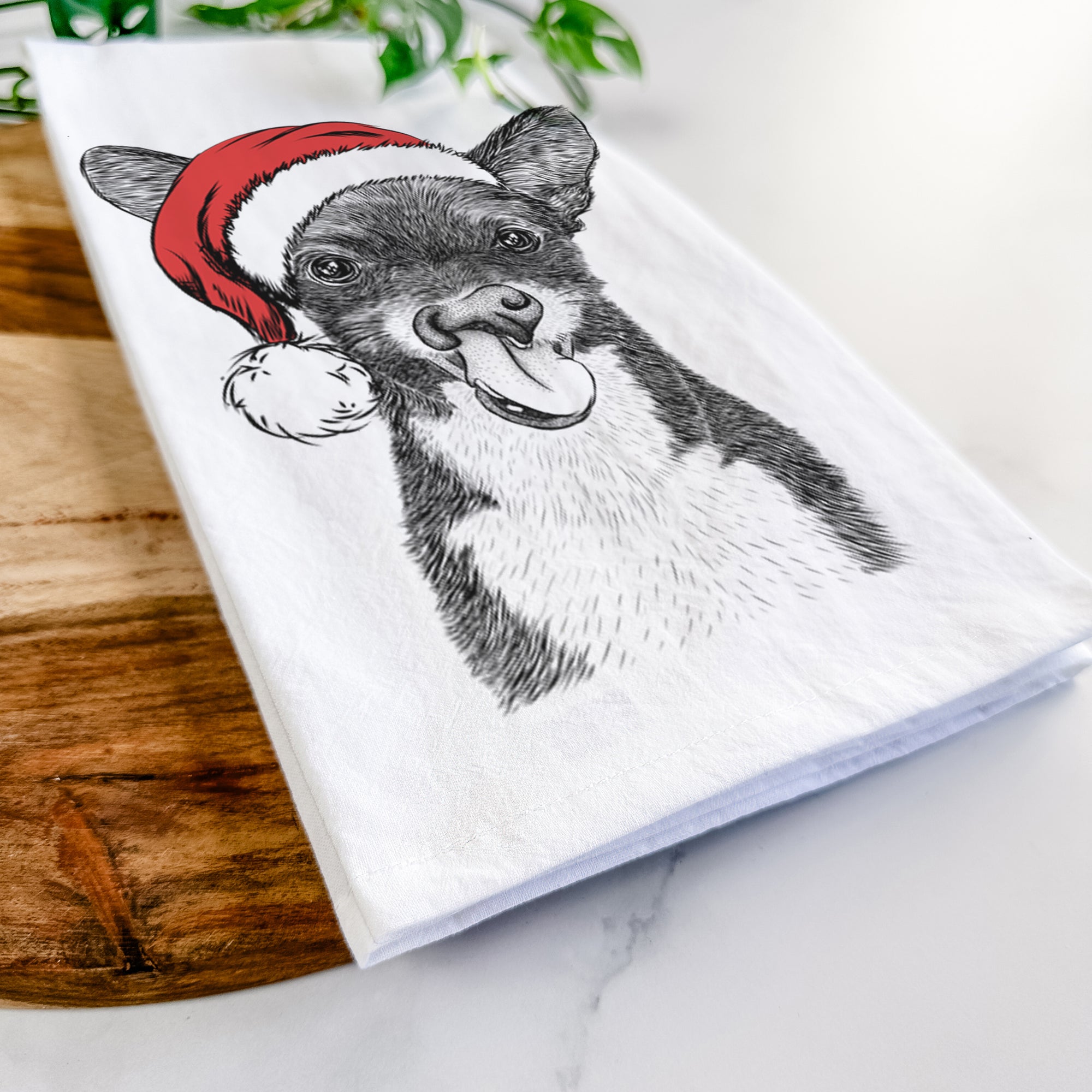 Sprout the Chihuahua Mix Tea Towel