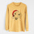 Santa Stanley the Foxhound - Heavyweight 100% Cotton Long Sleeve