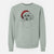 Santa Stitch the Bichonpoo - Unisex Pigment Dyed Crew Sweatshirt