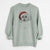 Santa Stitch the Bichonpoo - Unisex Pigment Dyed Crew Sweatshirt