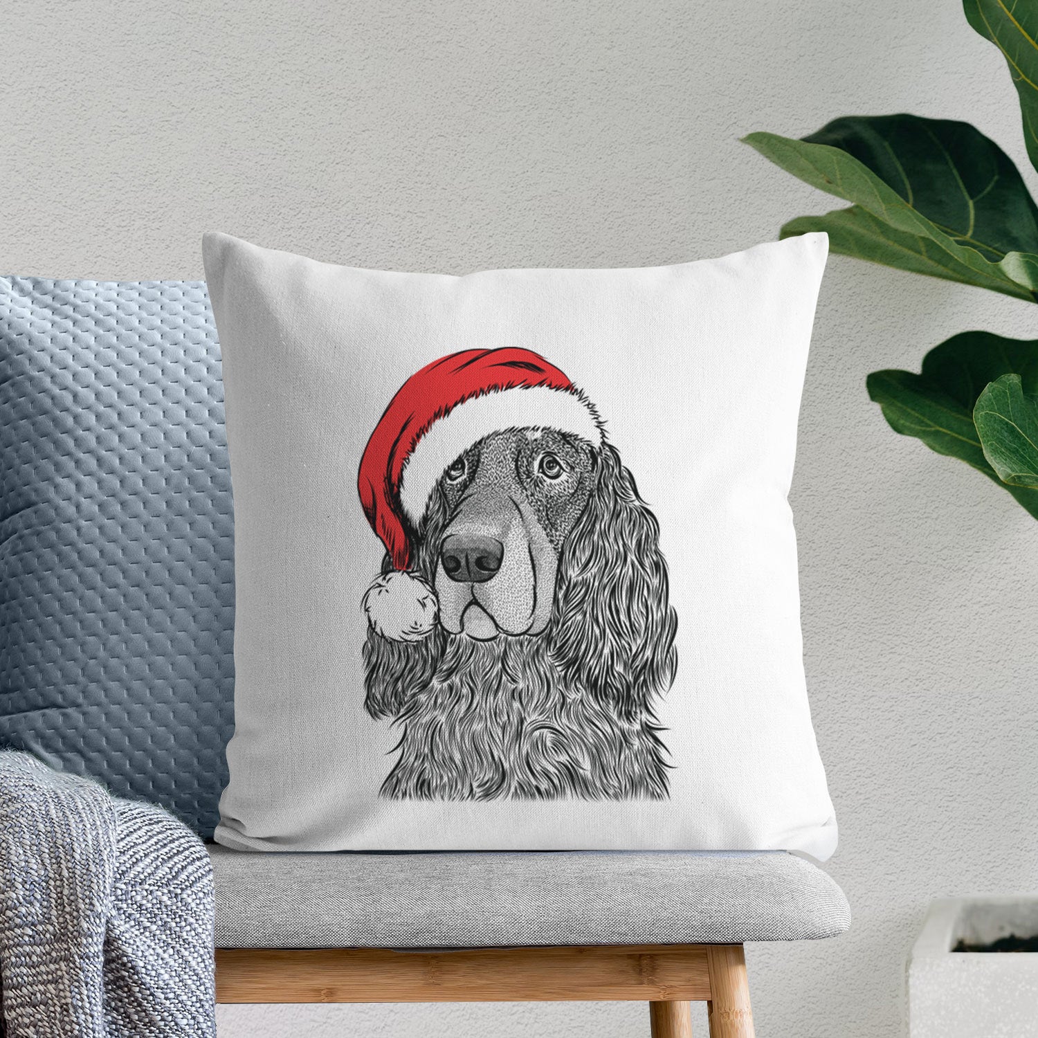 Stormy the Gordon Setter - Throw Pillow Cover