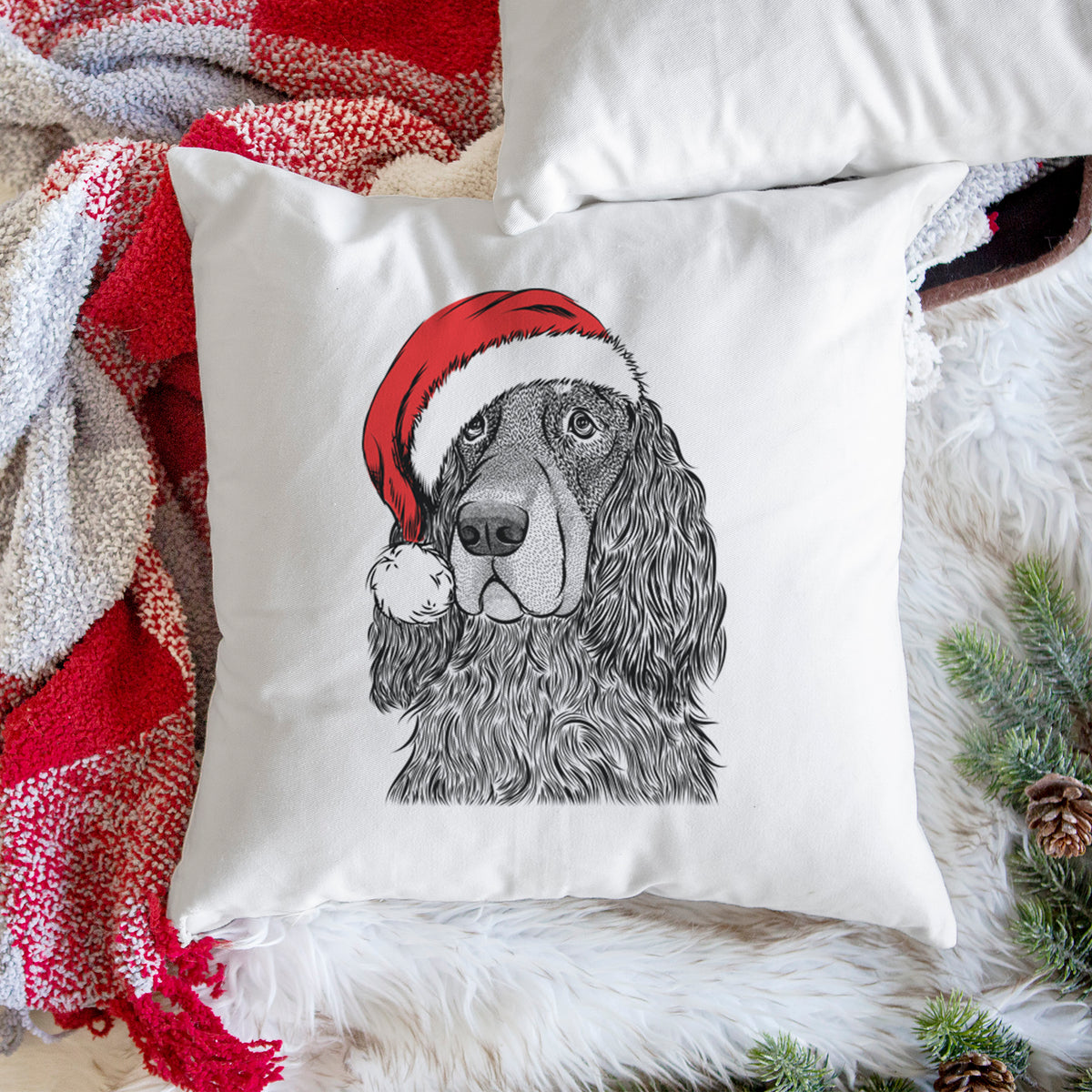 Stormy the Gordon Setter - Throw Pillow Cover