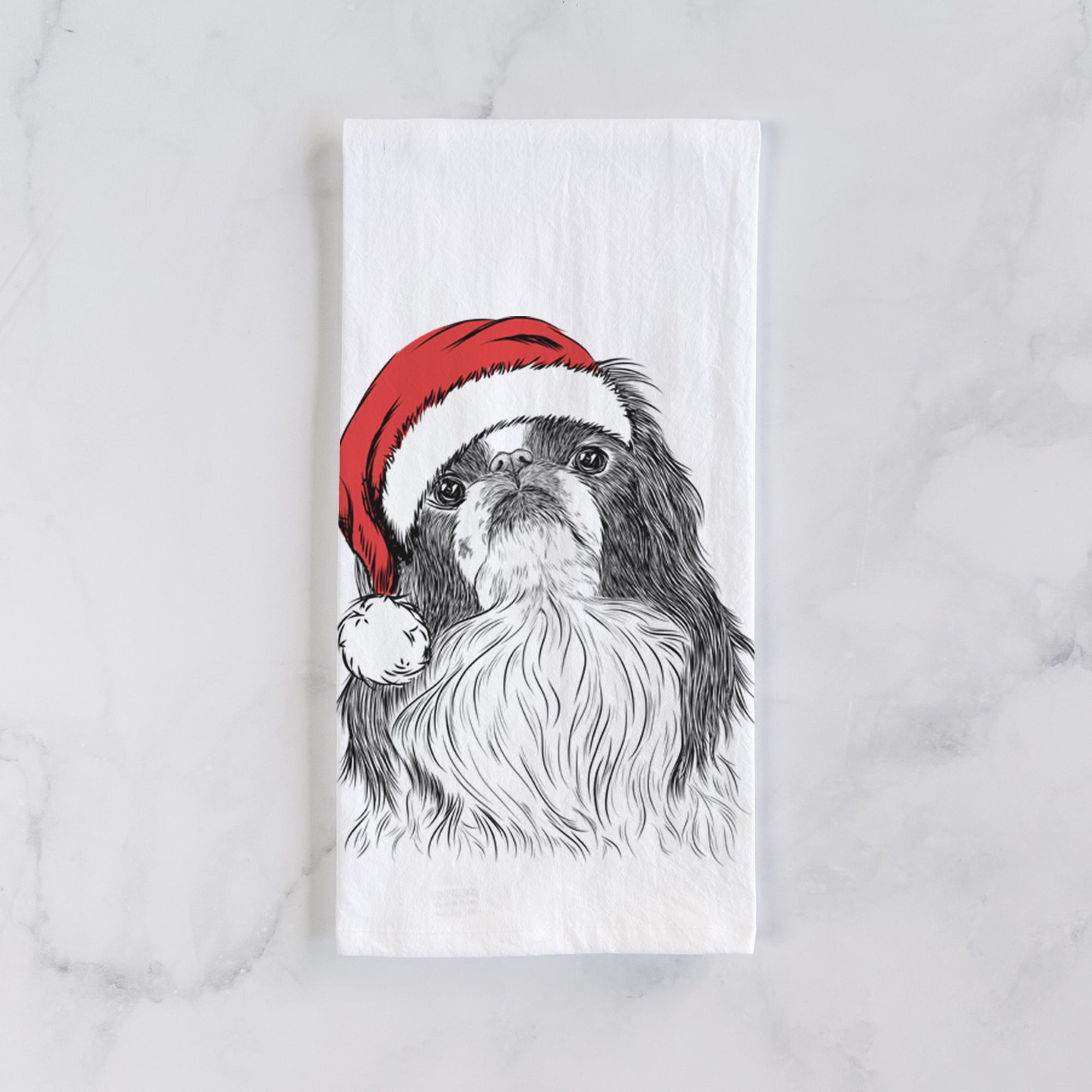 Suki the Japanese Chin Tea Towel