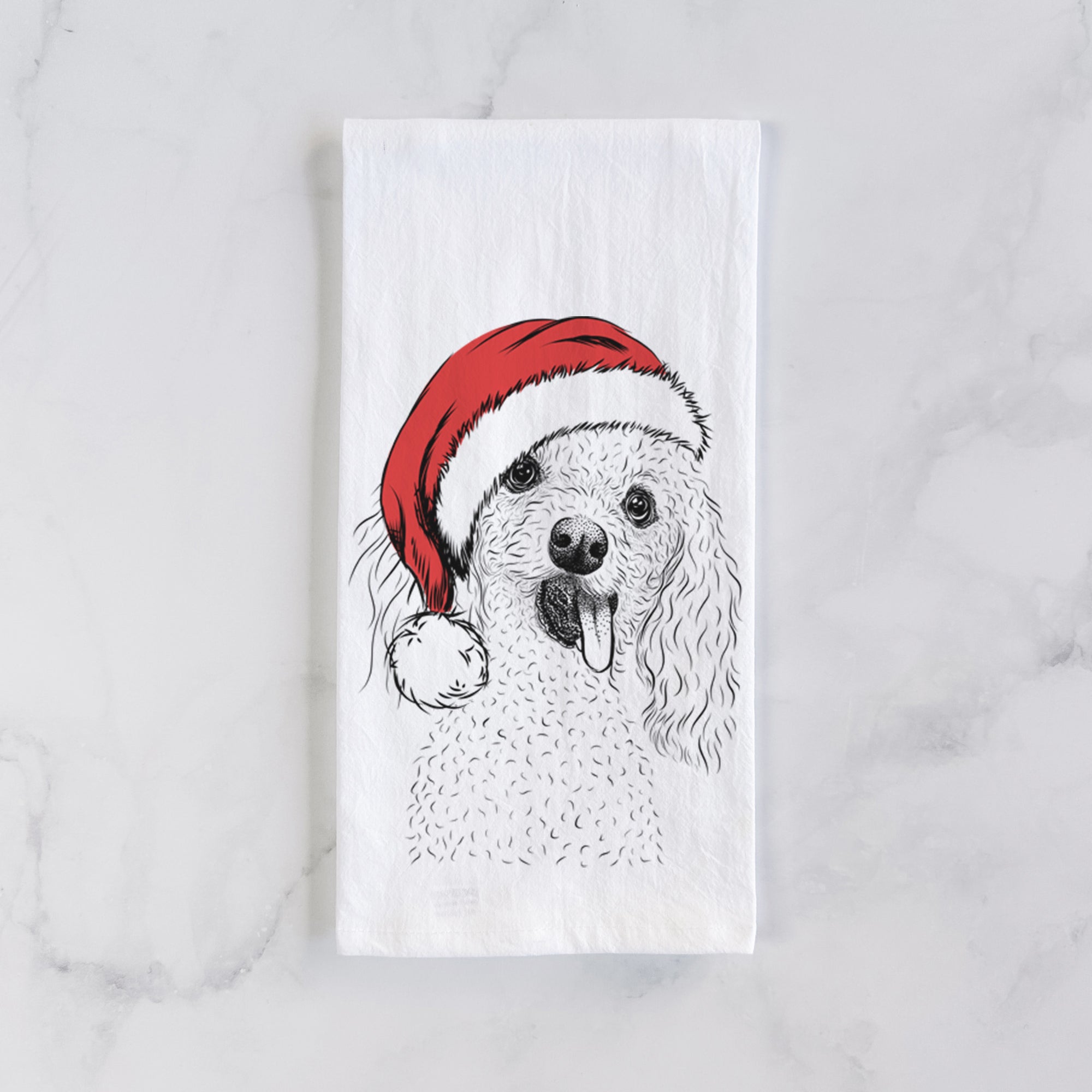 Super Joey the Toy Poodle Tea Towel