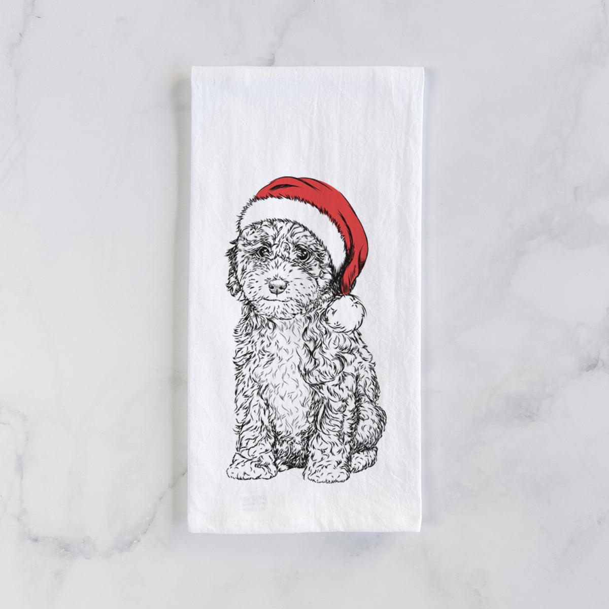 Sweet Tea the Mini Doodle Tea Towel