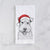 Ted the Wire Fox Terrier Tea Towel