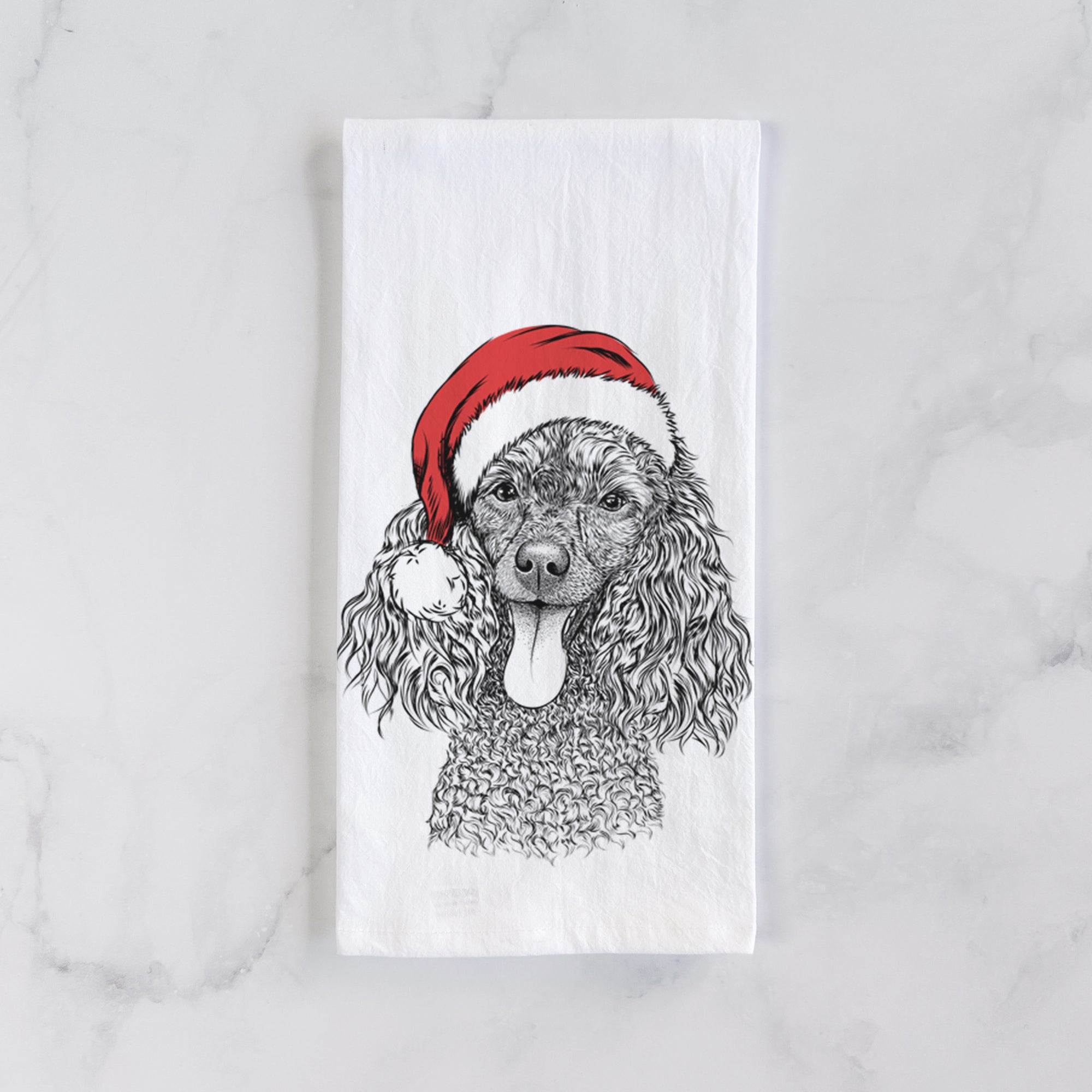 Teddy the Mini Poodle Tea Towel