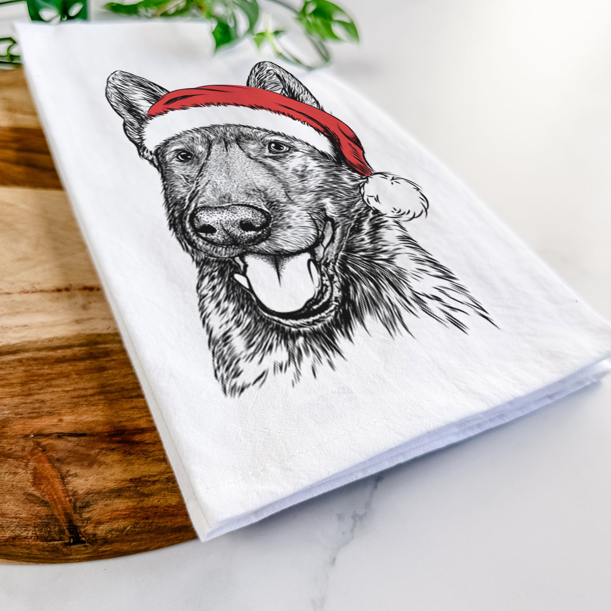 Tena the German Shepherd Tea Towel