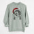 Santa Theo the Bernese Mountain Dog - Unisex Pigment Dyed Crew Sweatshirt