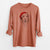 Santa Toby the Golden Retriever - Men's Heavyweight 100% Cotton Long Sleeve