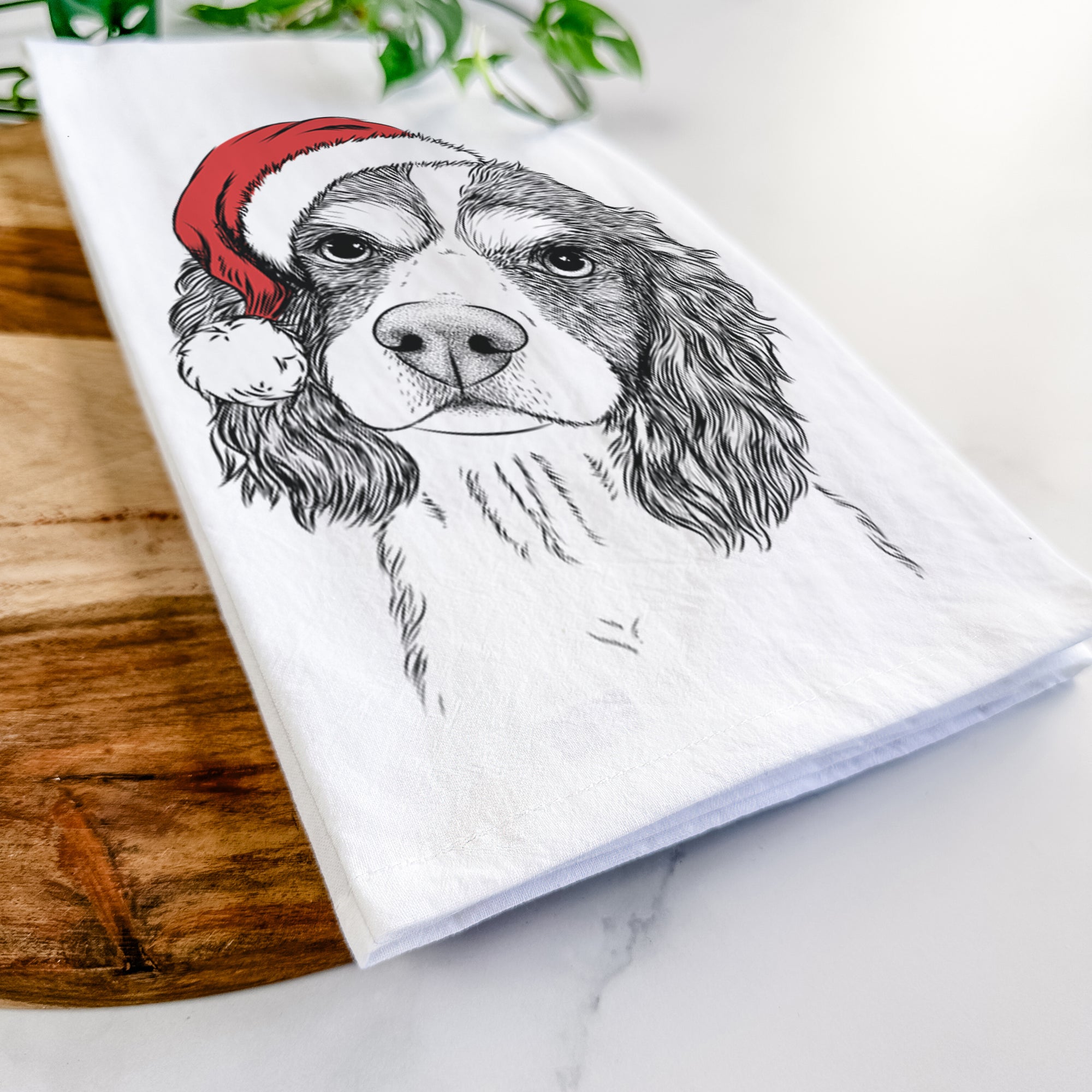 Truman the Cavalier King Charles Spaniel Tea Towel