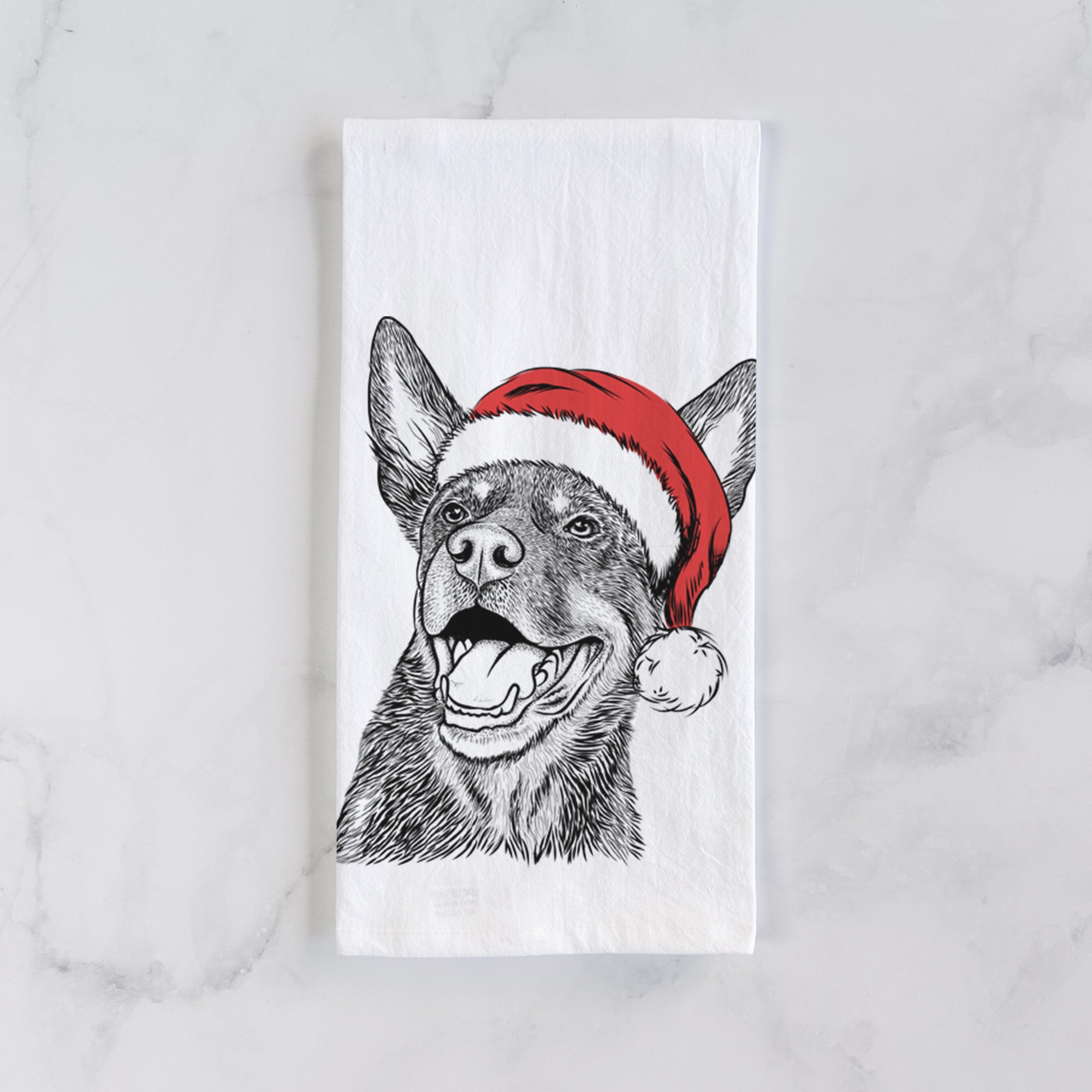 Tucker the Australian Kelpie Tea Towel