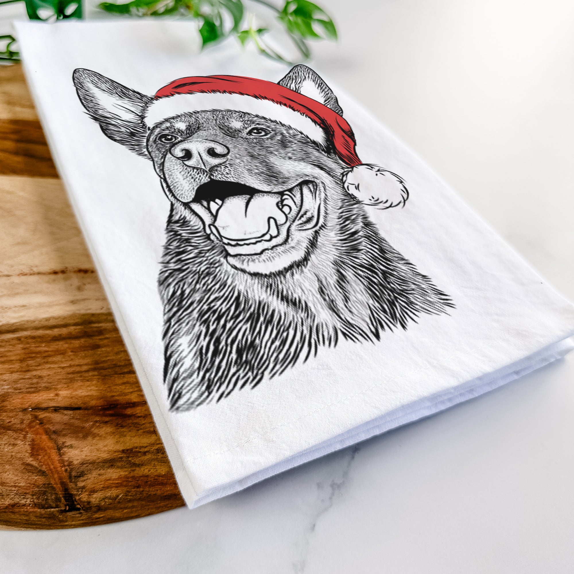 Tucker the Australian Kelpie Tea Towel