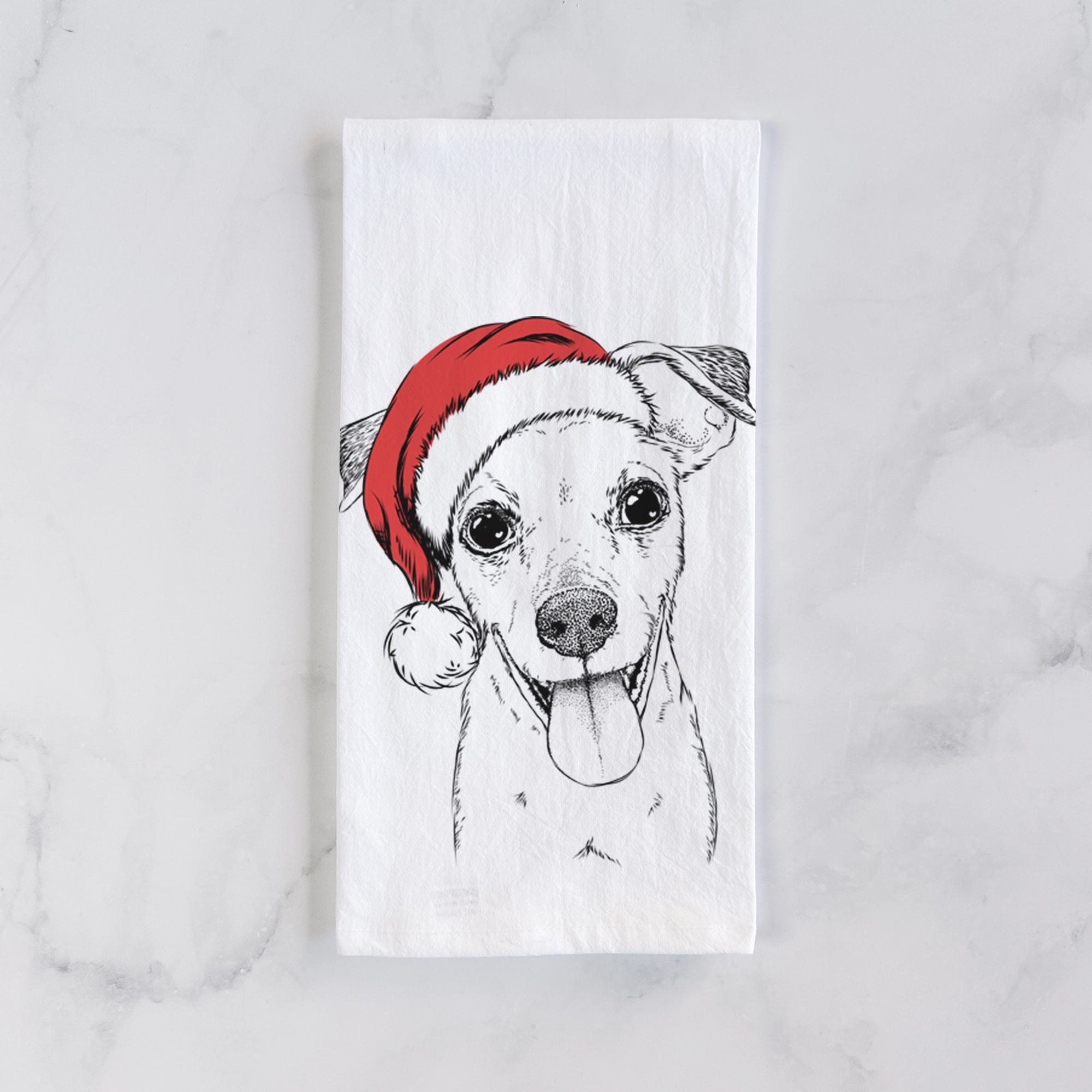 Tyler the Mixed Breed Tea Towel