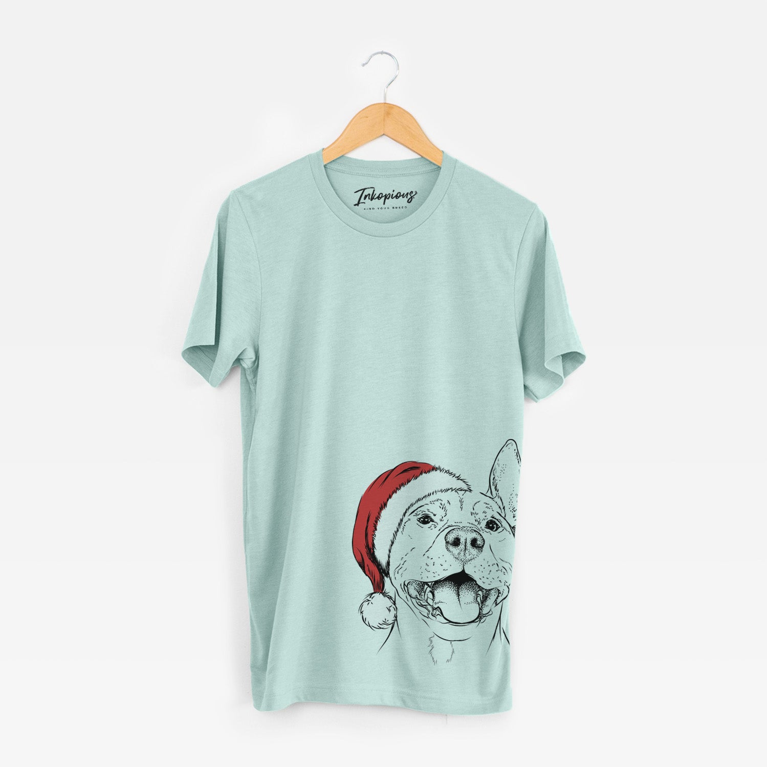 Santa Wally the Pitbull - Unisex Crewneck