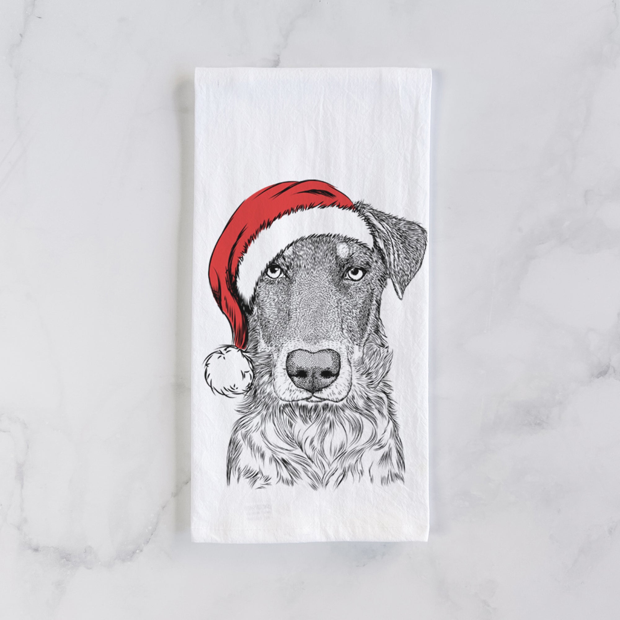 Wesson the Beauceron Tea Towel