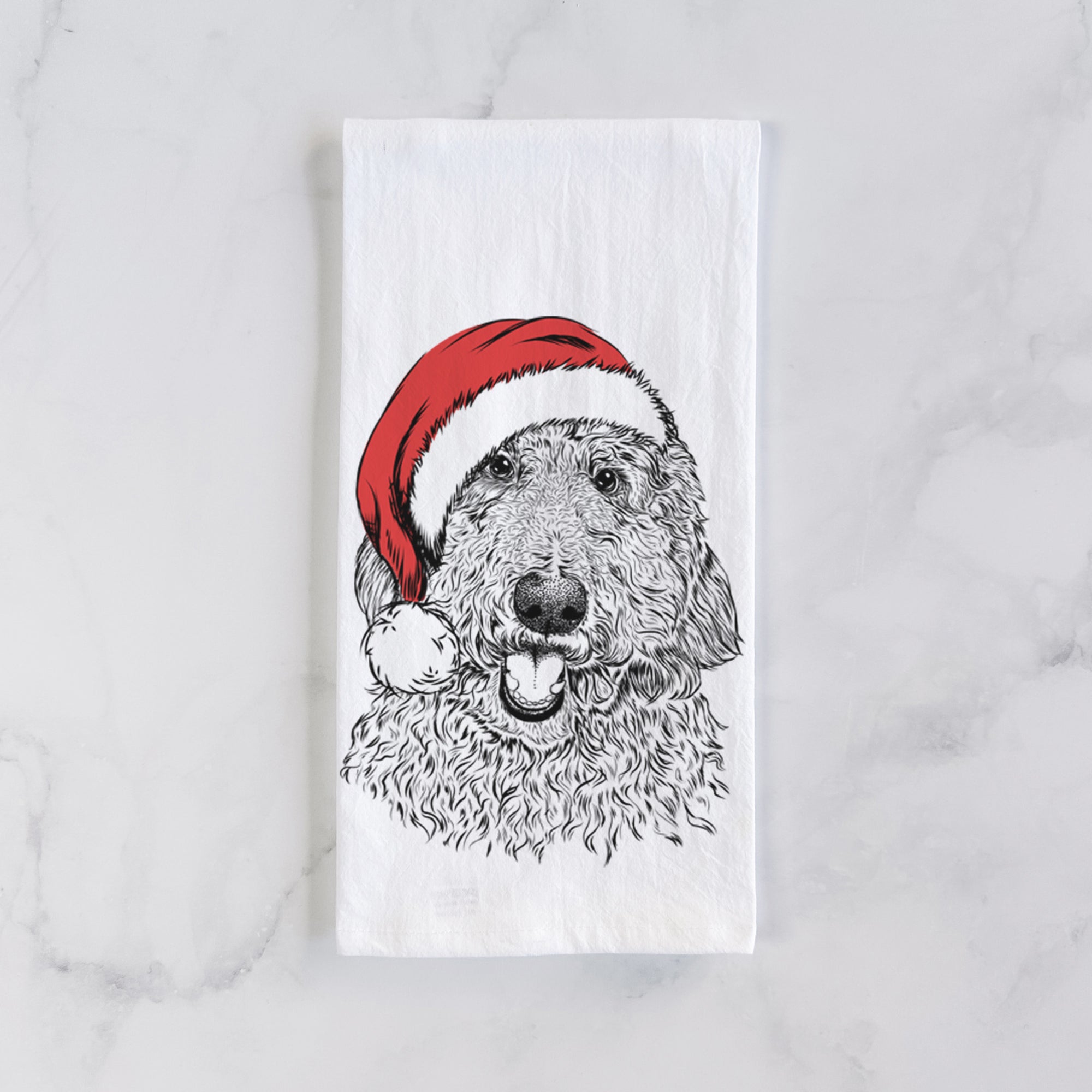 Whisper the Goldendoodle Tea Towel