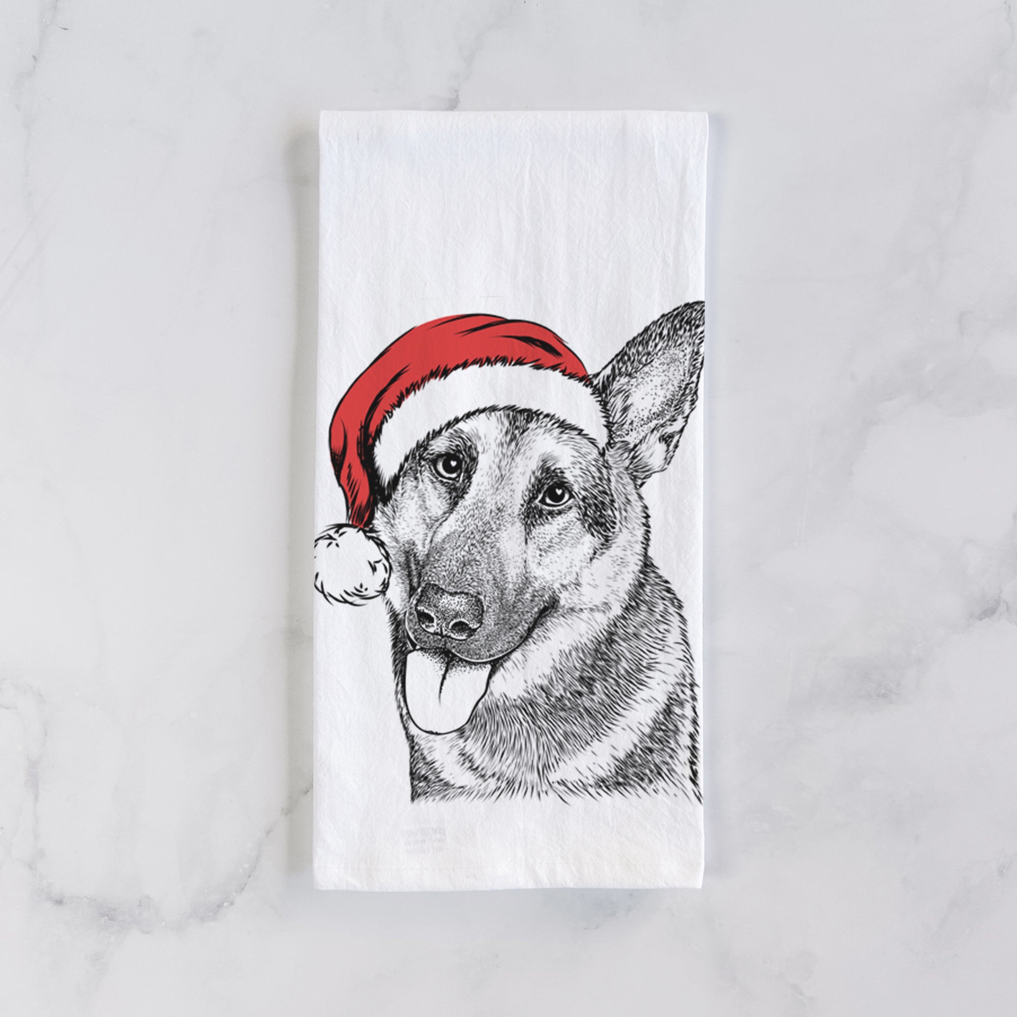 Whitaker the German Shepherd Tea Towel