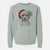 Santa William Mitchell Newman the Yorkshire Terrier - Unisex Pigment Dyed Crew Sweatshirt