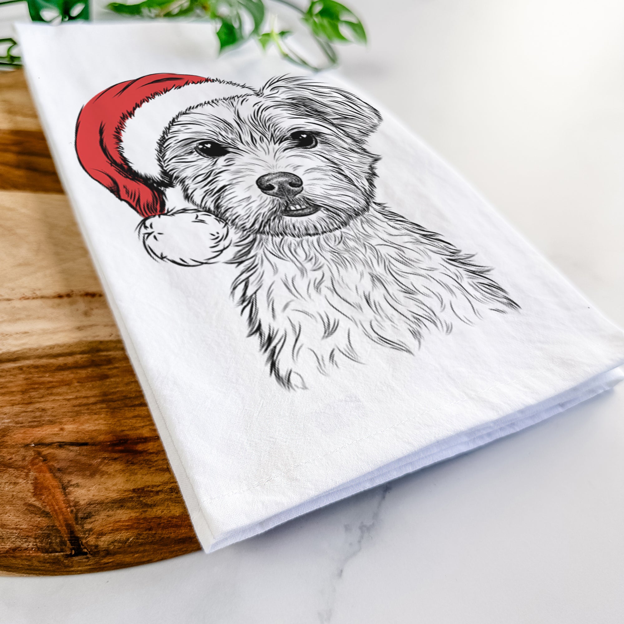 William Mitchell Newman the Yorkshire Terrier Tea Towel