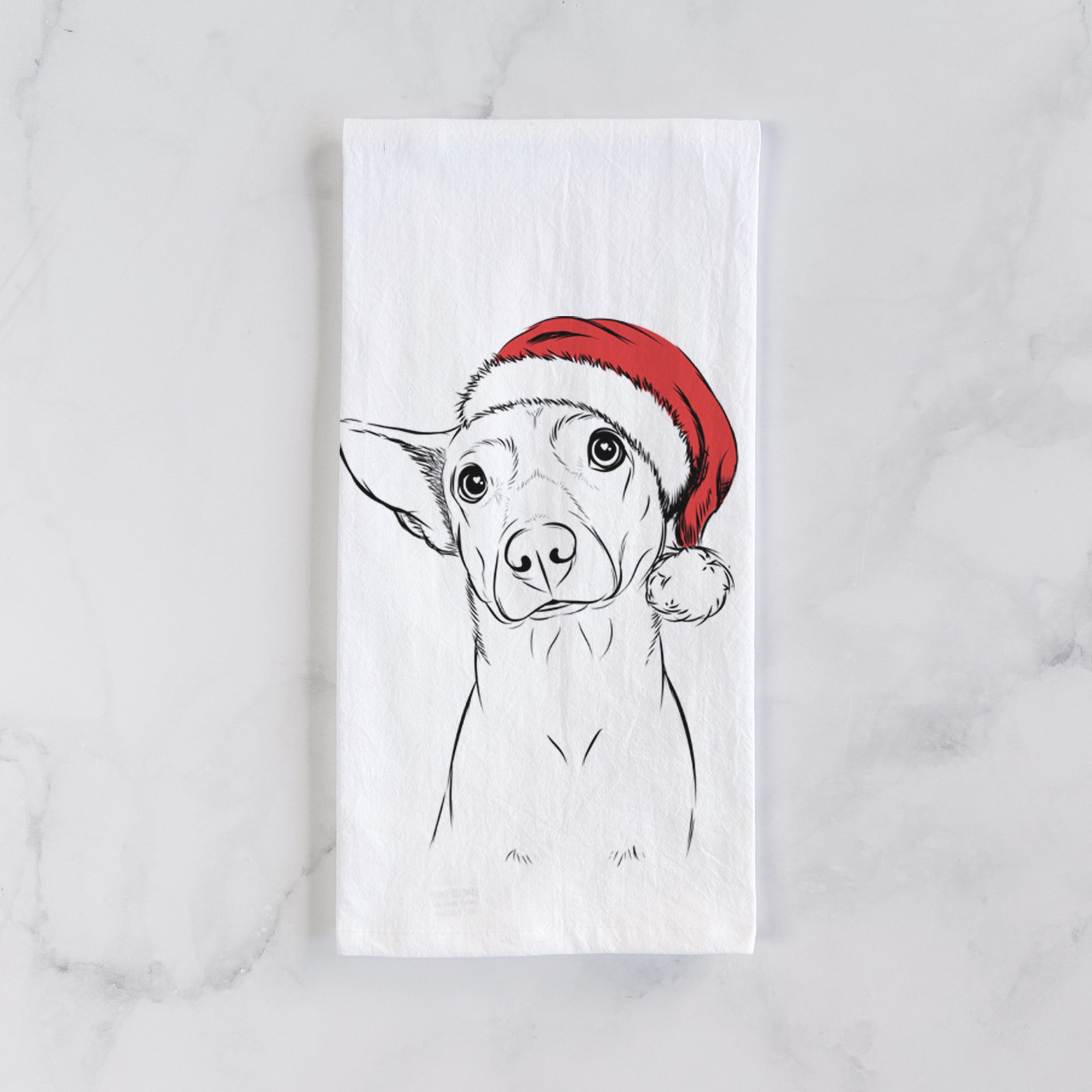 Yogi the Mixed Breed Tea Towel