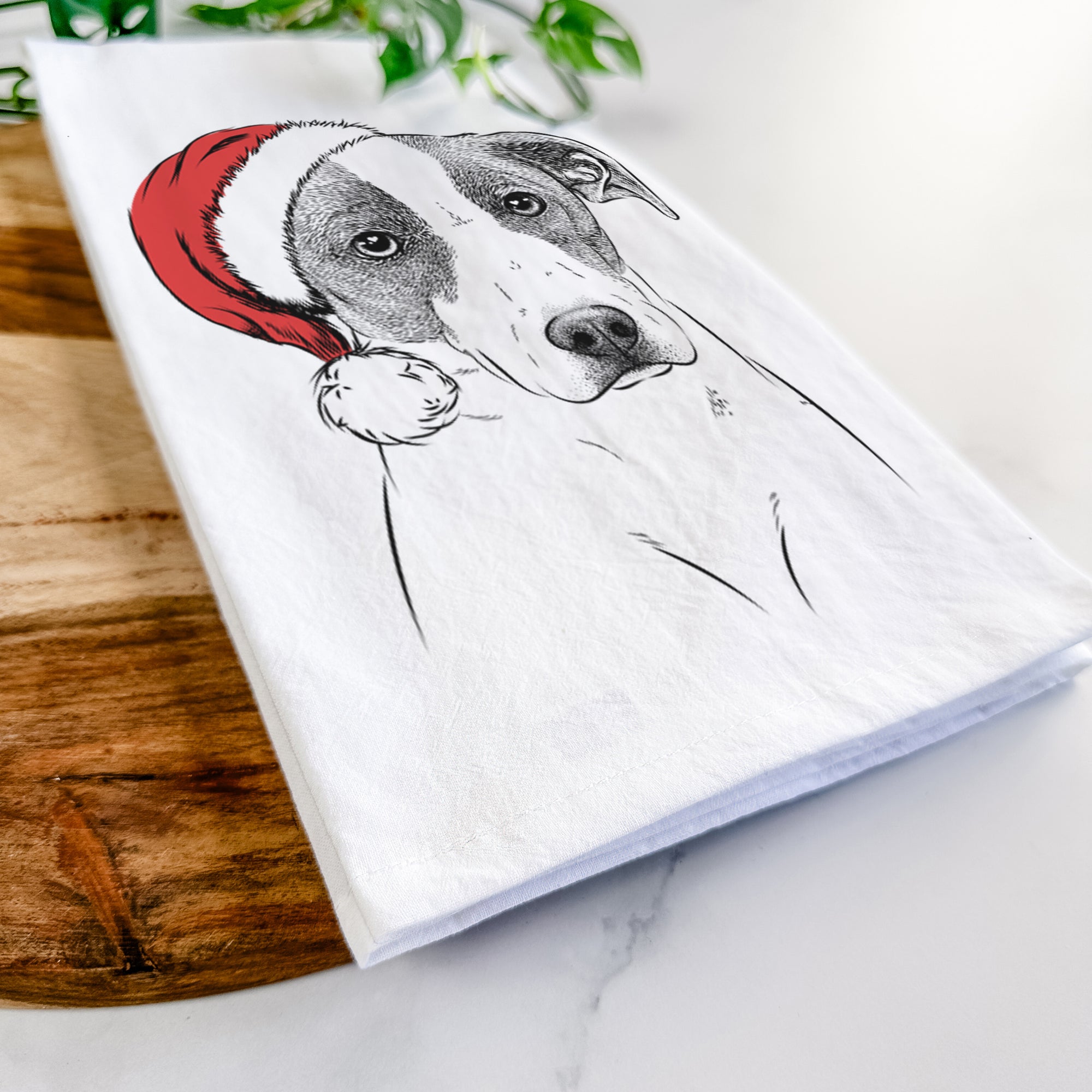 Zephyr the Pointer Mix Tea Towel