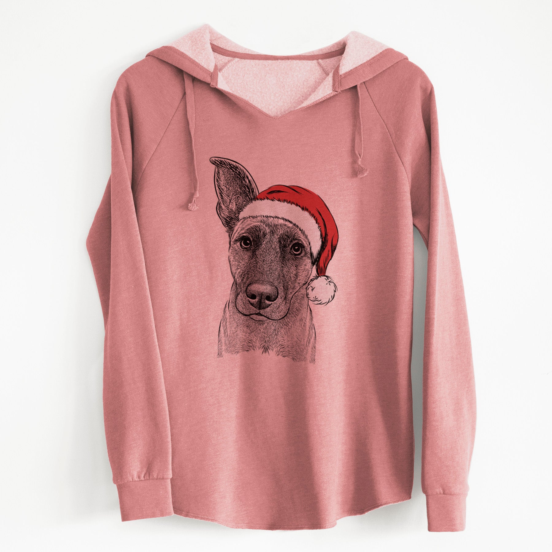 Santa Zoey the Mixed Breed - Cali Wave Hooded Sweatshirt