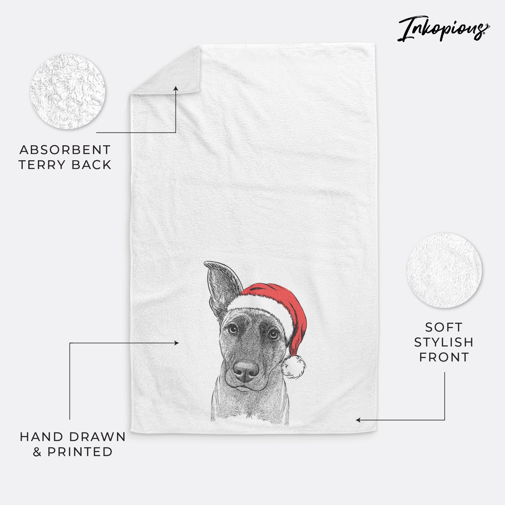 Zoey the Mixed Breed Premium Hand Towel