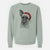 Santa Zoey the Mixed Breed - Unisex Pigment Dyed Crew Sweatshirt