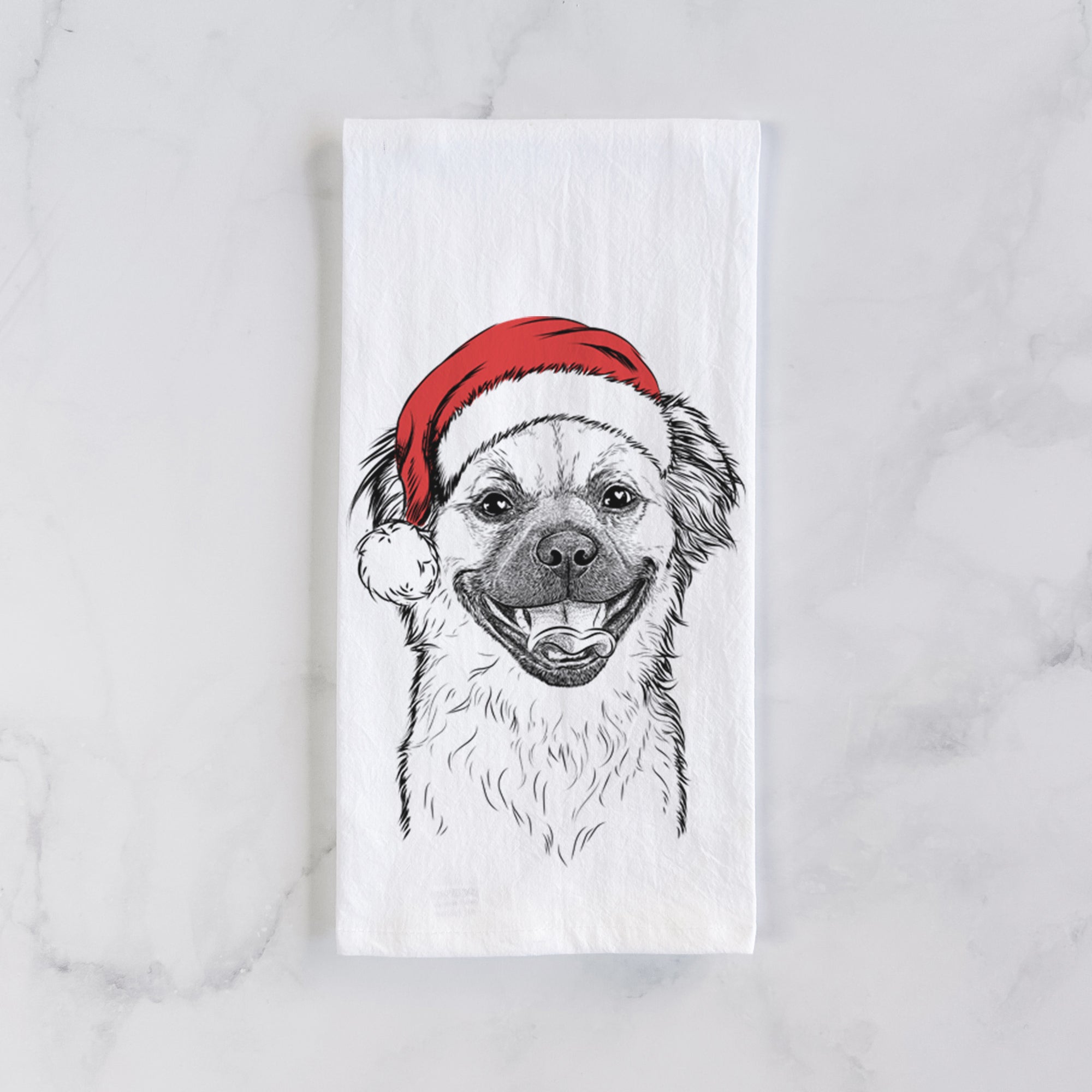 Zuri the Spaniel Mix Tea Towel