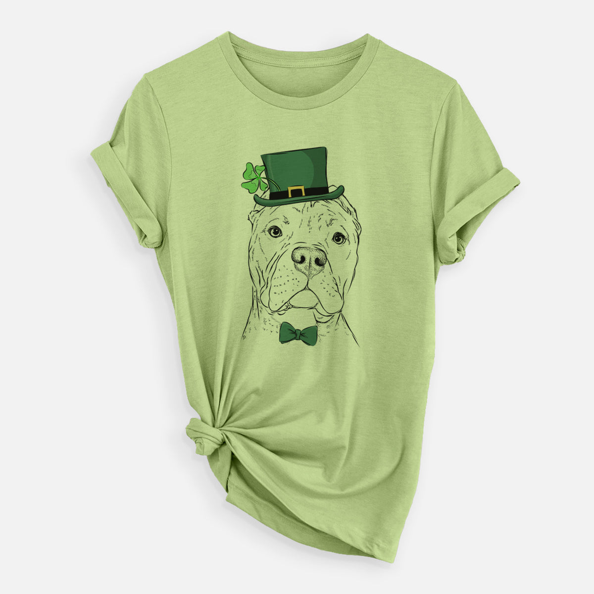 St. Patrick&#39;s Bam Bam the Pitbull - Unisex Crewneck