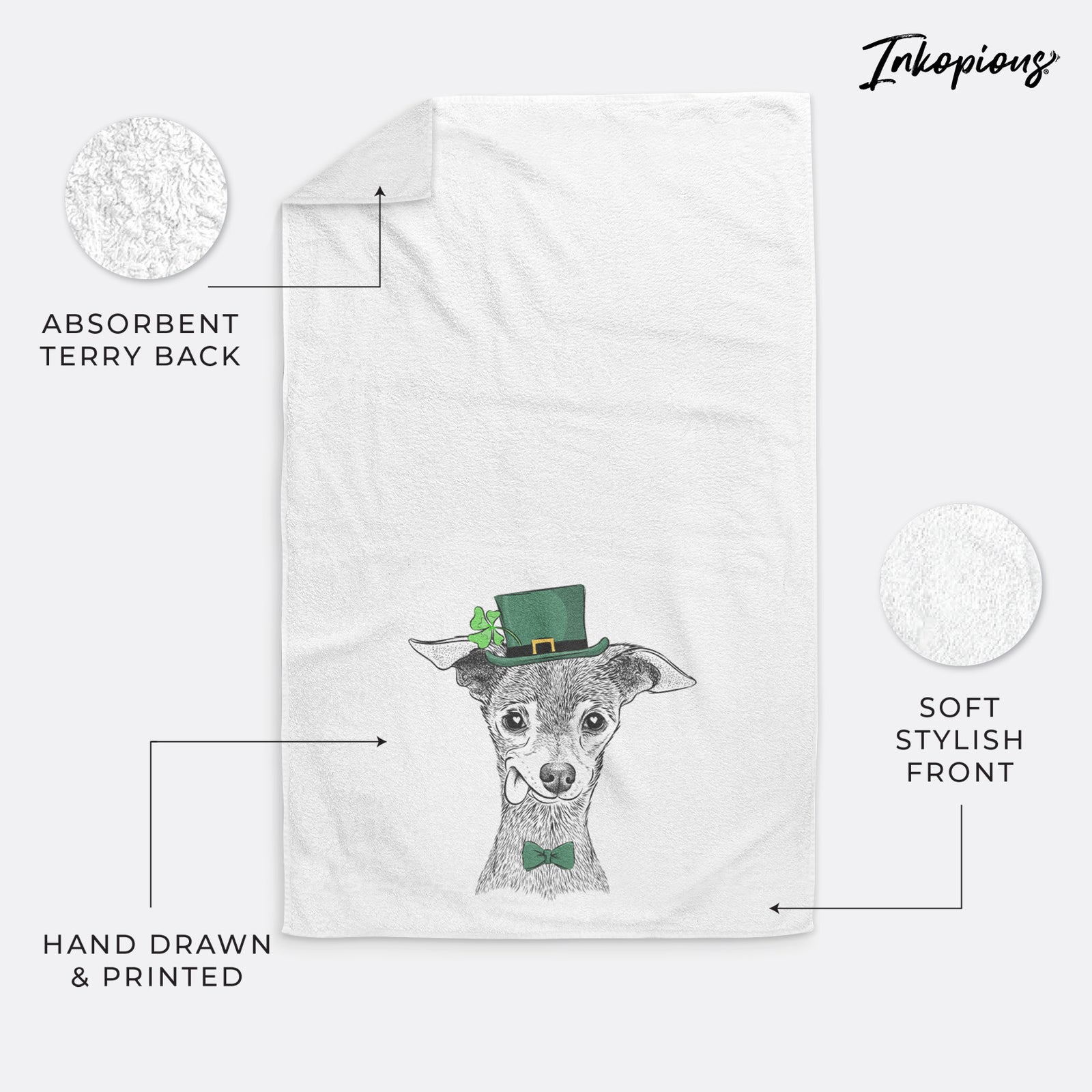 Bebe the Chihuahua Decorative Hand Towel