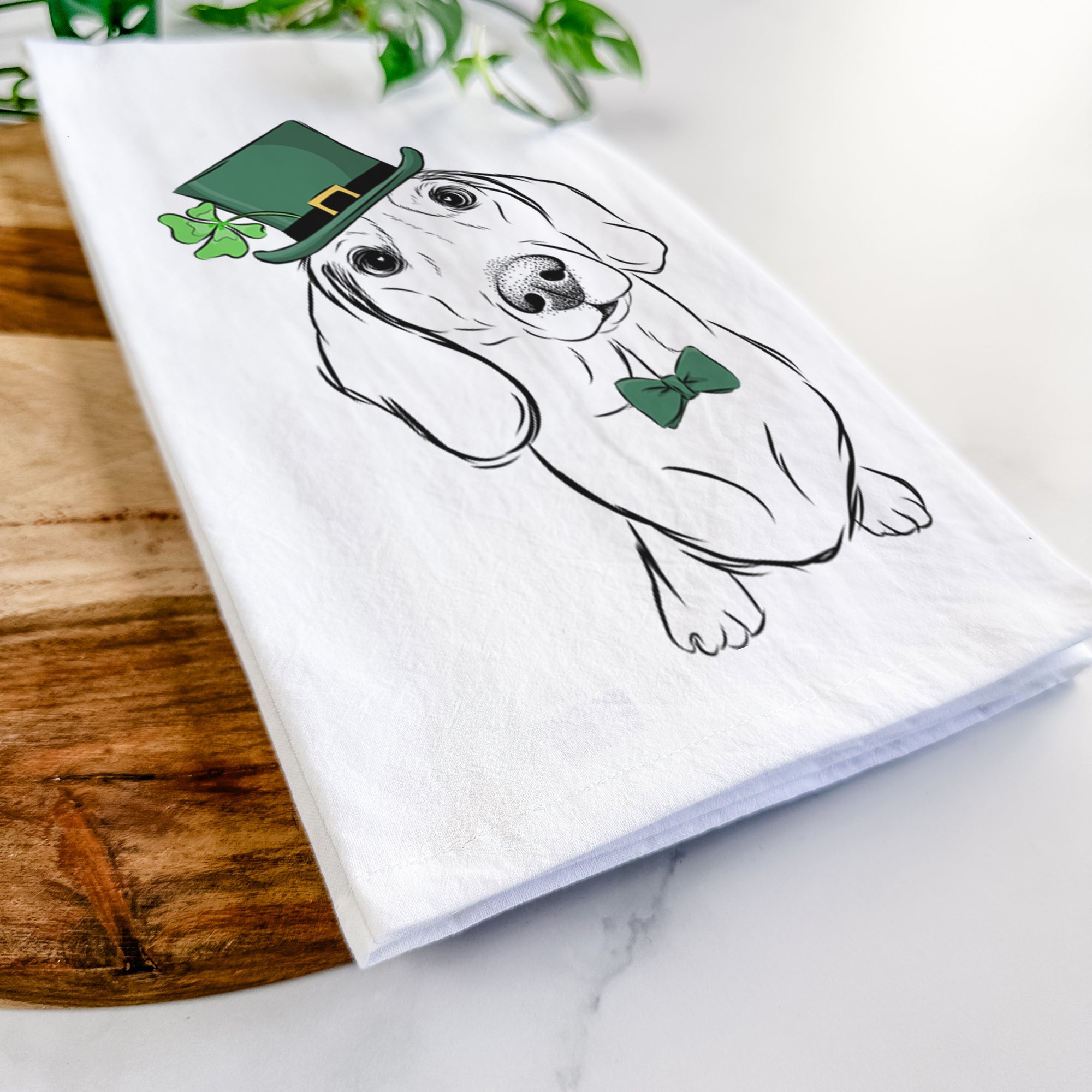 Bill the Dachshund Tea Towel