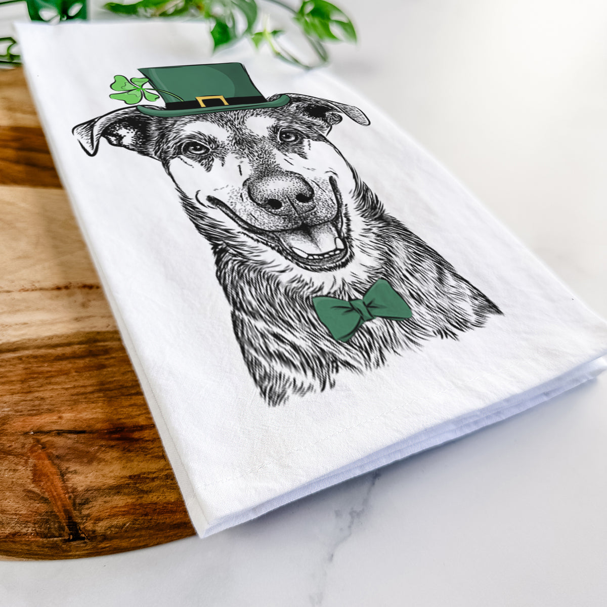 Case the Mixed Breed Tea Towel