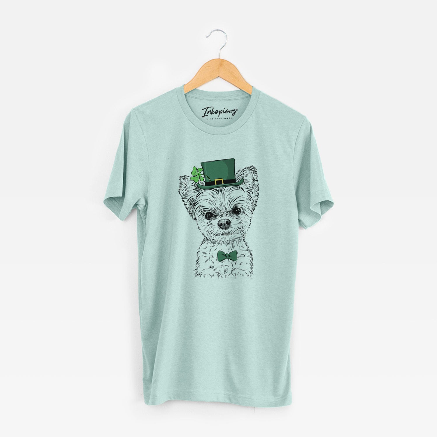 St. Patrick's Chance the Yapper the Yorkshire Terrier - Unisex Crewneck