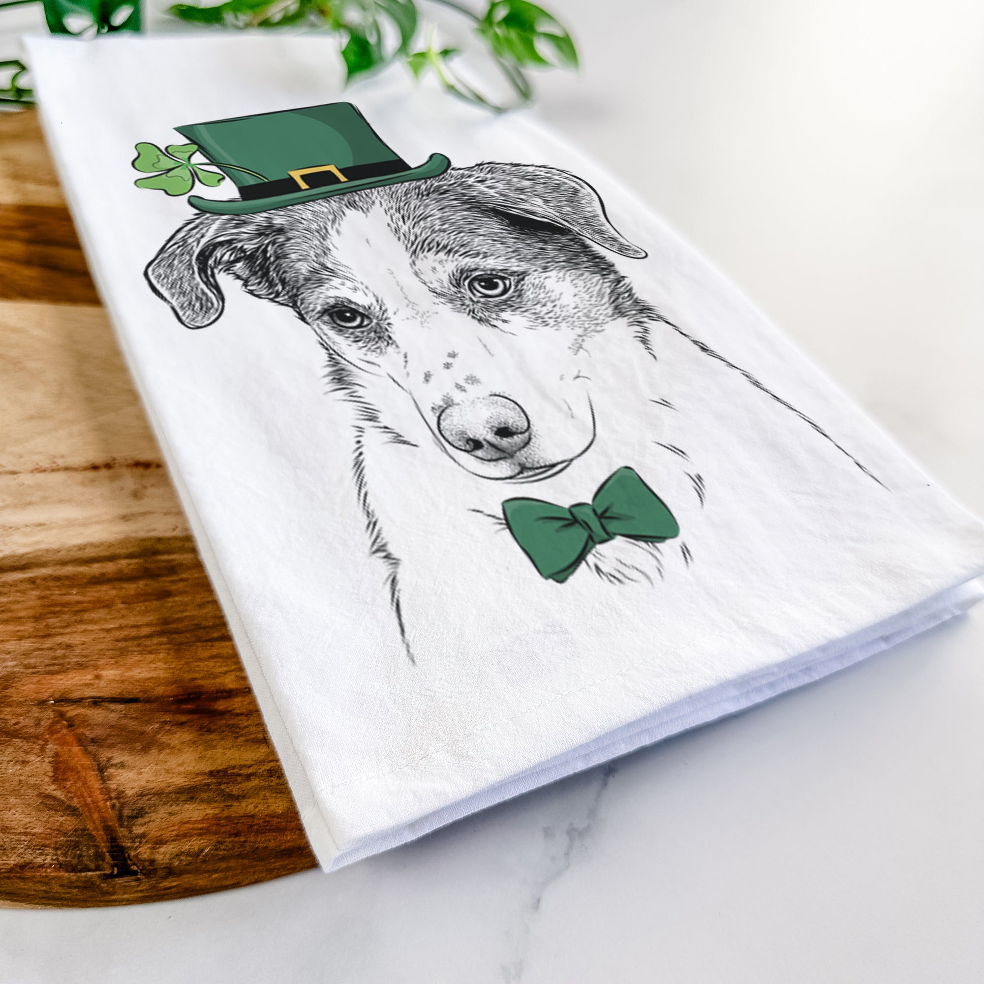 Coco the Beagle Mix Tea Towel