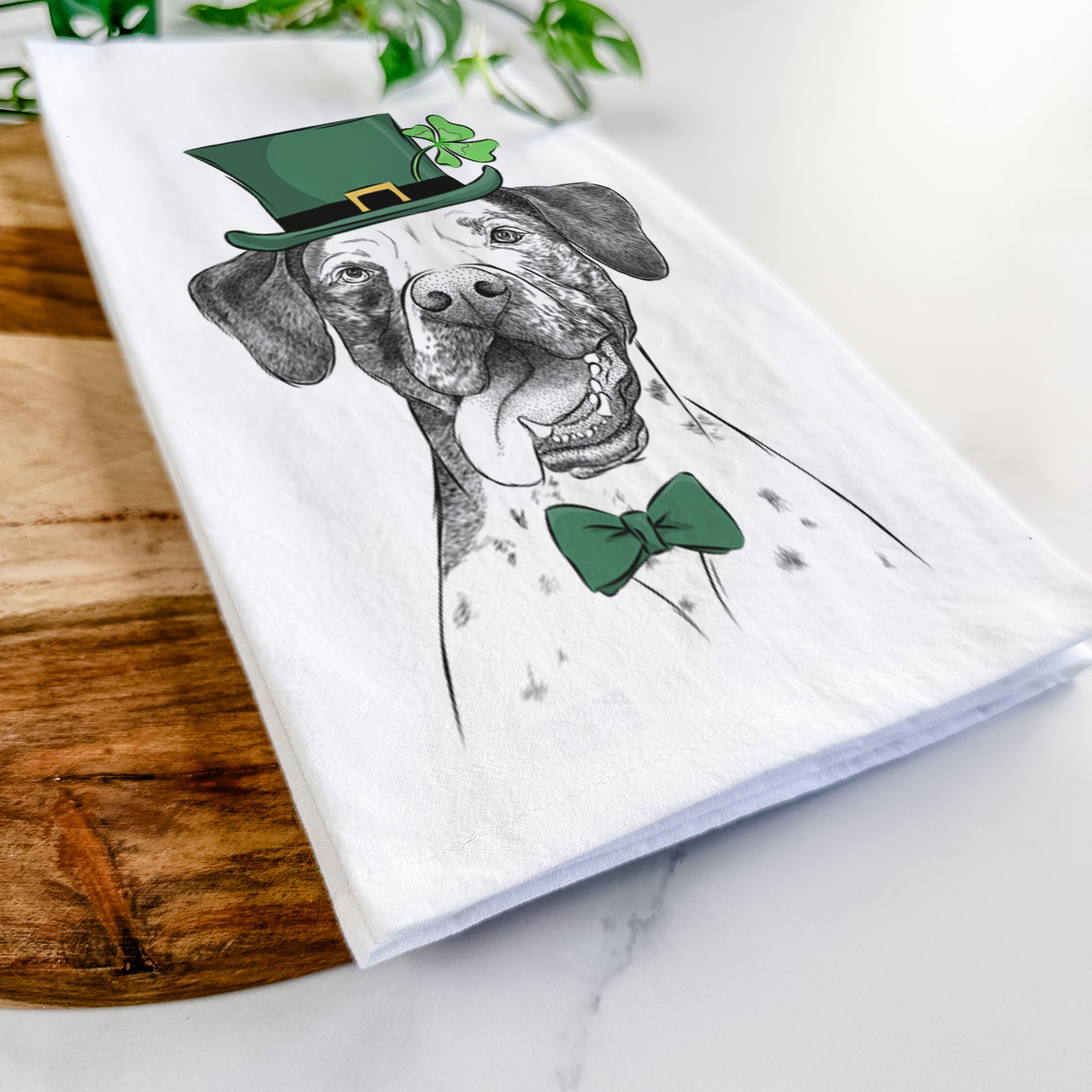 Cola the Catahoula Tea Towel