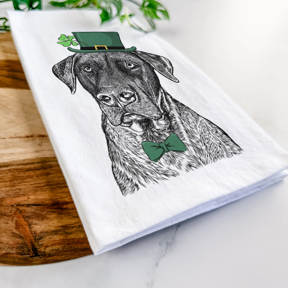 David the Boxador Tea Towel