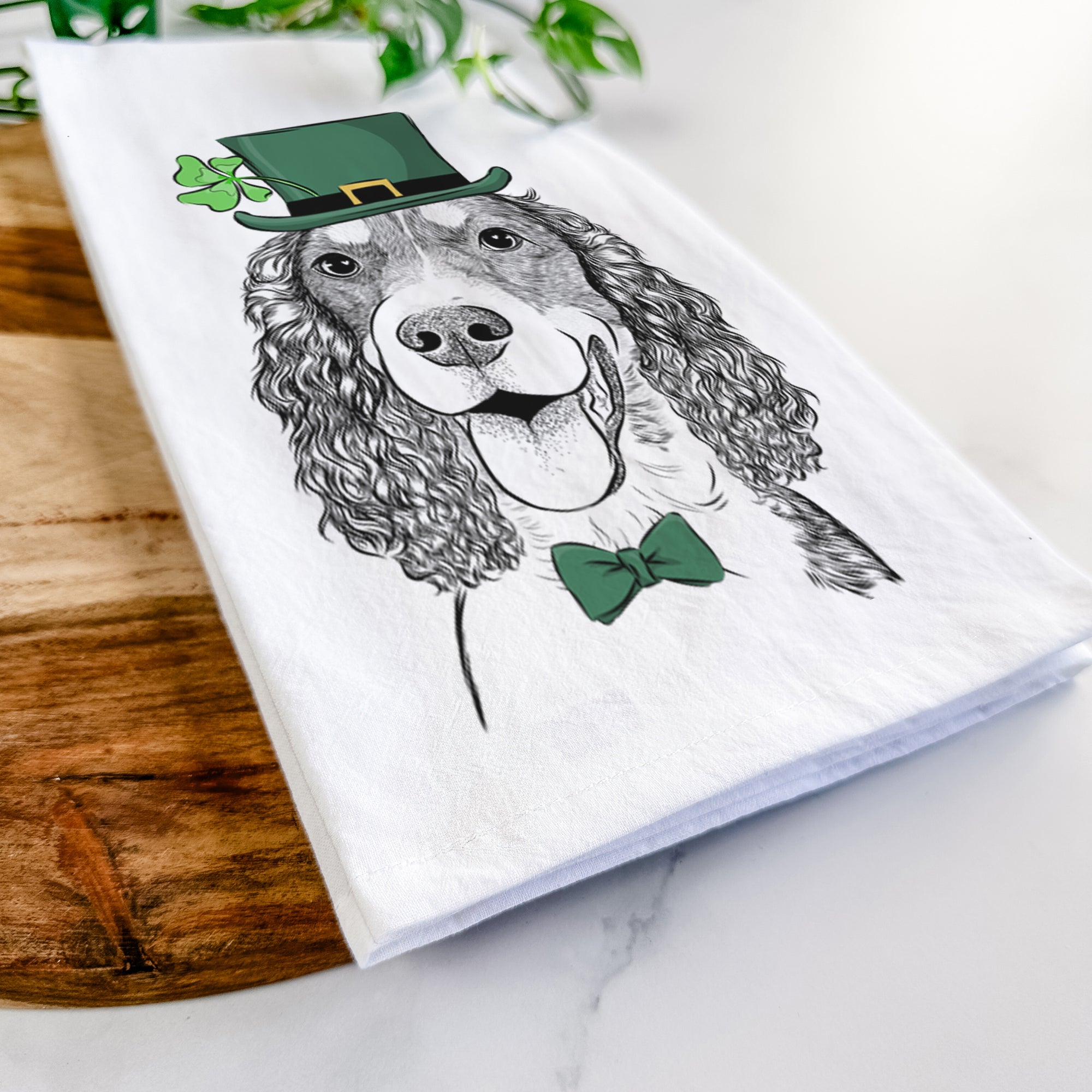 Delilah the English Springer Spaniel Tea Towel