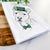 Diesel the Mixed Breed Tea Towel